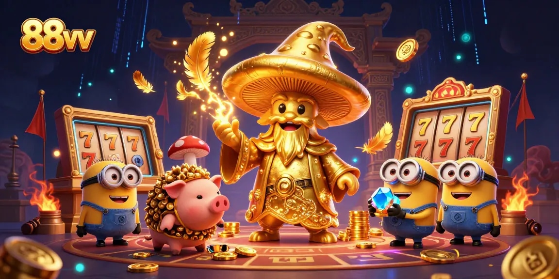 Experience exciting wins at 88vv with magical treasures and vibrant gaming elements.