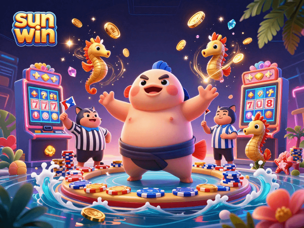 Spin and win with sun win's engaging slots featuring cheerful sea creatures!