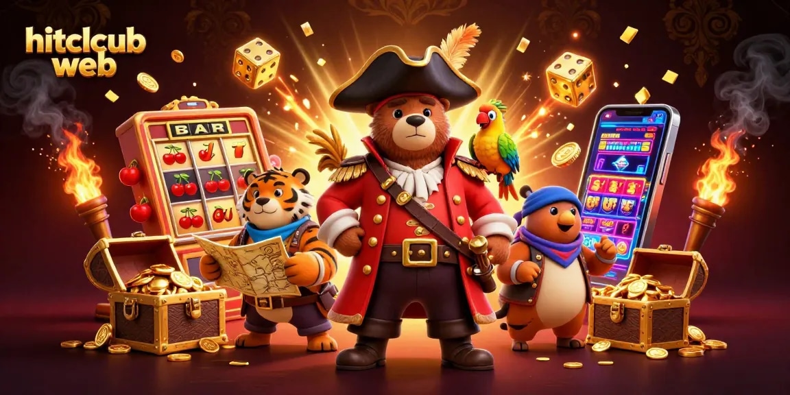 Engage with the hitclcub web experience while exploring dynamic slot games and vibrant casino elements.