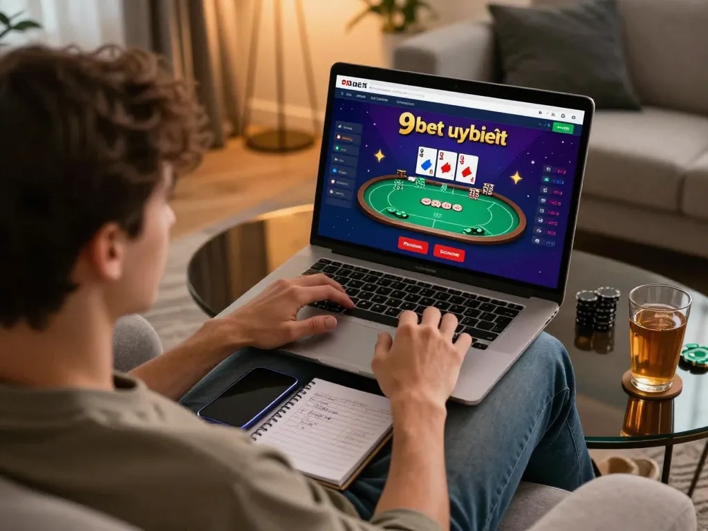 Engaging with the 9bet uy tín app for responsible online gambling at home