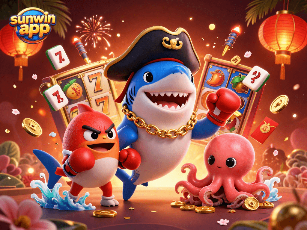 Try your luck with the sunwin app featuring exciting slot reels and lively characters.
