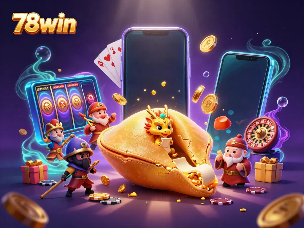 Engage in thrilling slots at 78win with vibrant 3D gaming elements and unique characters.
