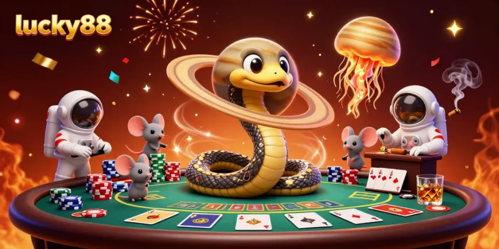 Experience the fun at lucky88 with vibrant casino characters engaging in immersive betting action.