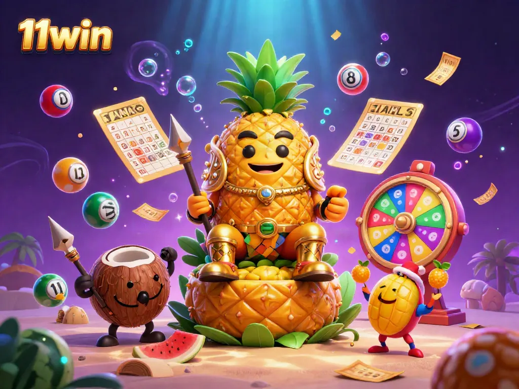 Experience the excitement of 11win with vibrant casino characters and dynamic gaming elements.