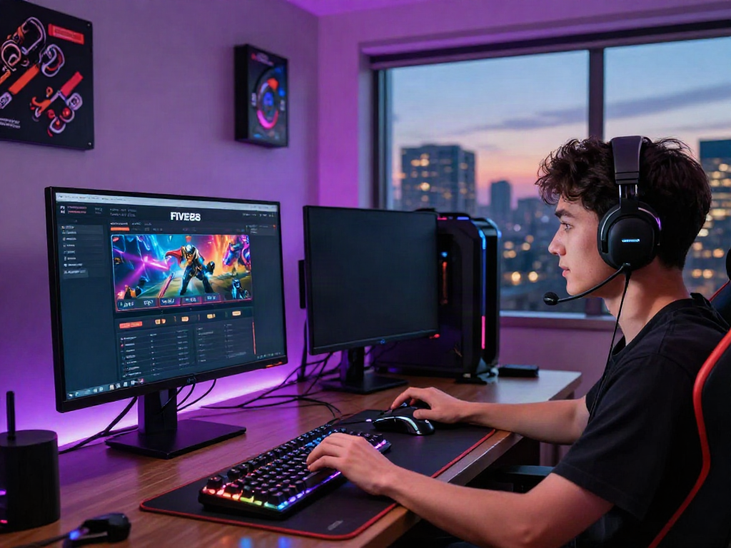 Five88 online gaming setup showcasing exciting gameplay and technology.