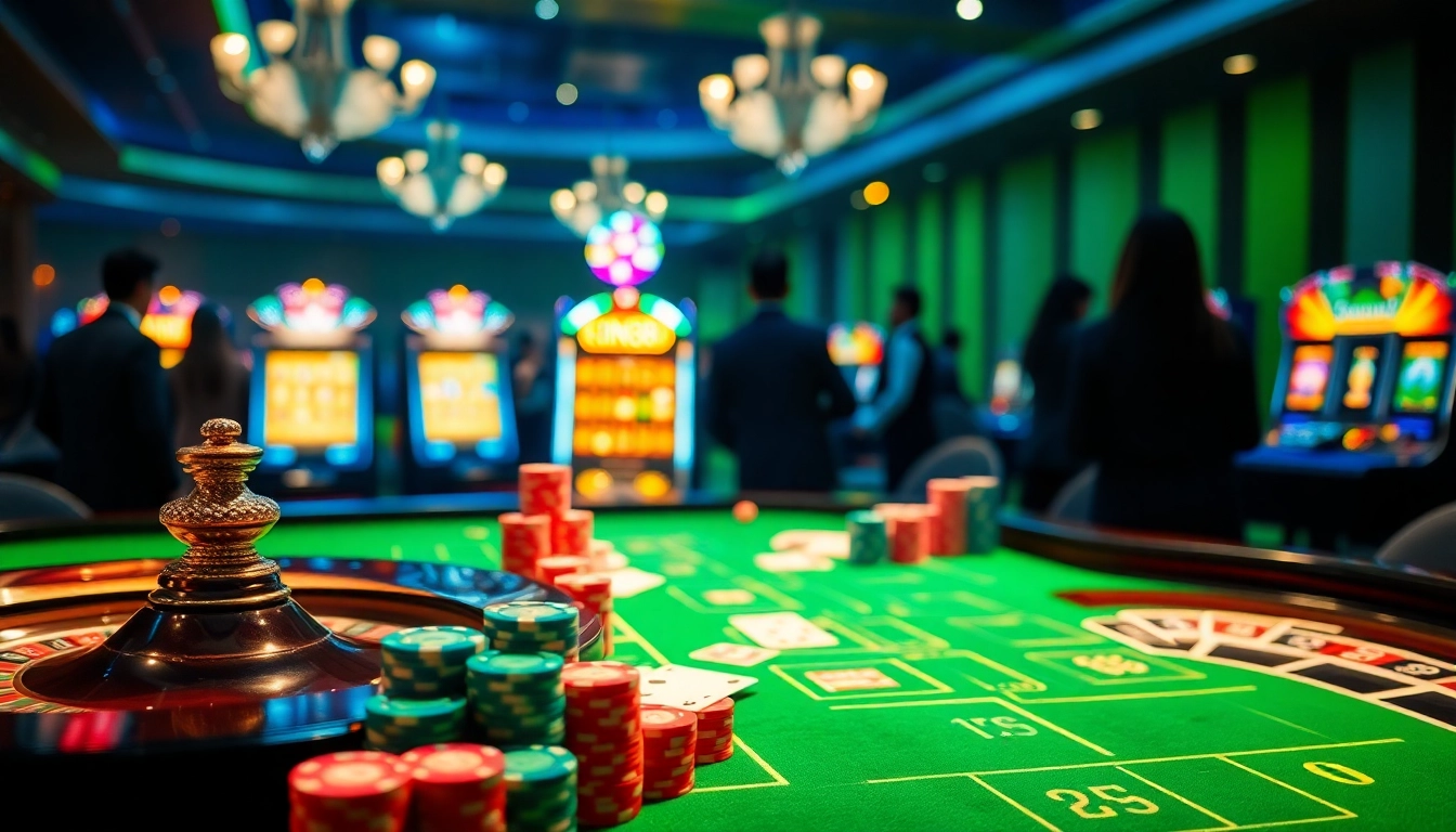 Experience thrilling gameplay with king88 as you win at vibrant casino tables in an elegant atmosphere.