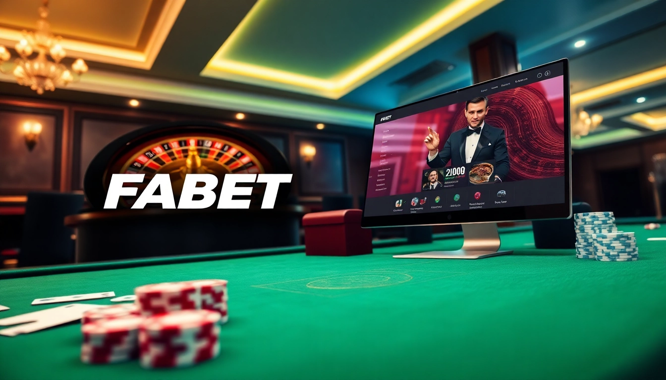 Experience the thrill of FABET's online casino with engaging dealer interactions and vibrant gameplay.