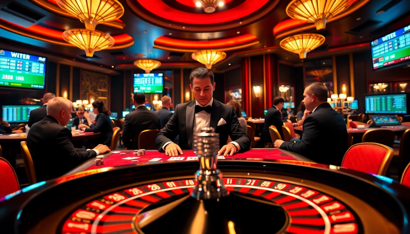 Experience thrilling moments at https://du88.help/ with engaging table games in a luxurious casino.
