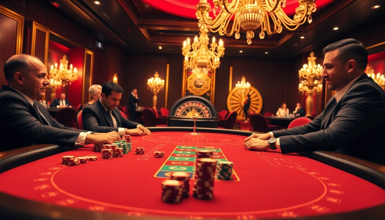 Experience the thrill of gambling at https://may88.click/ with Blackjack in a luxurious casino setting.
