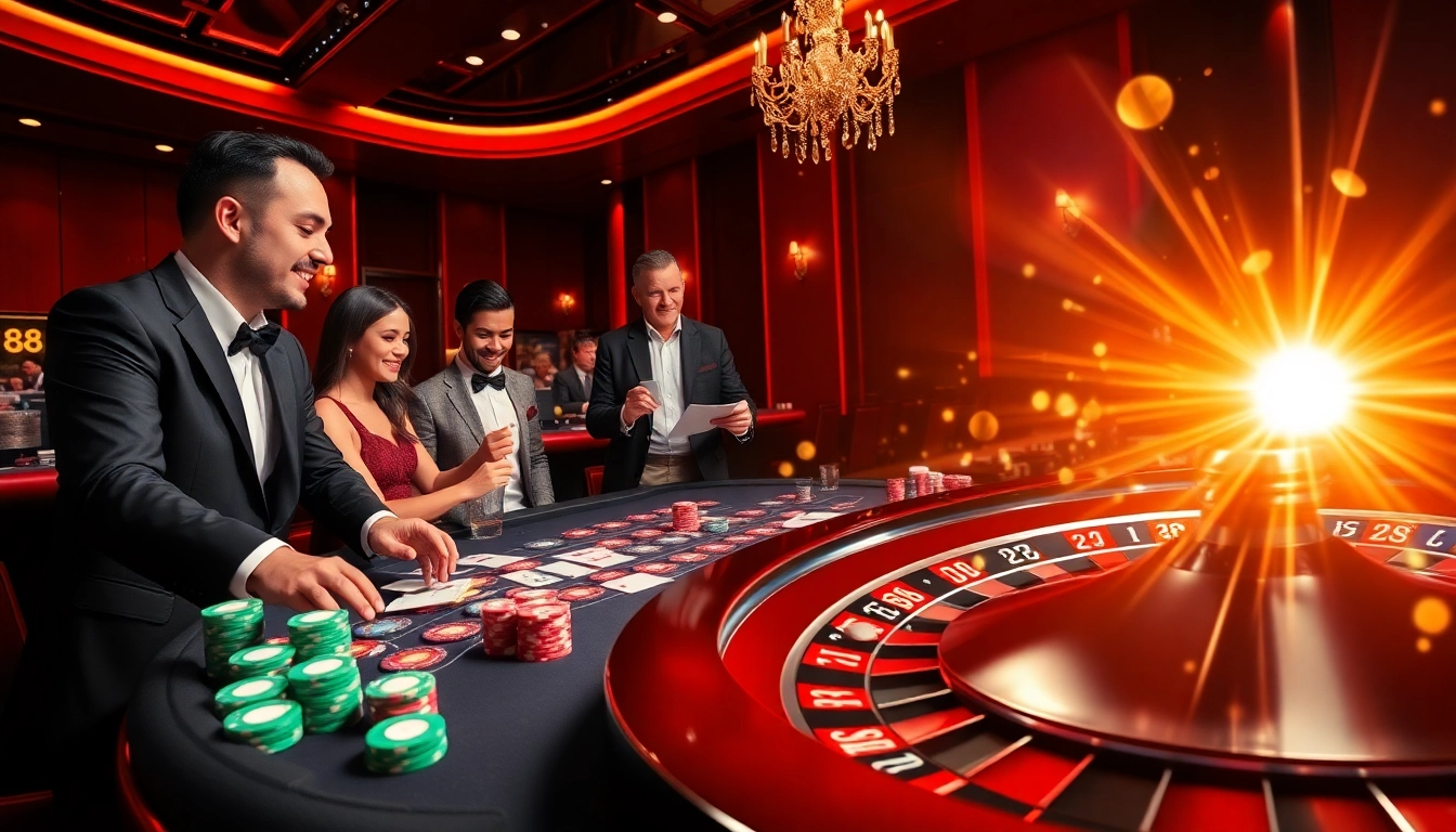 Experience the thrill of betting at UU88 with lively gameplay and luxurious casino elements.