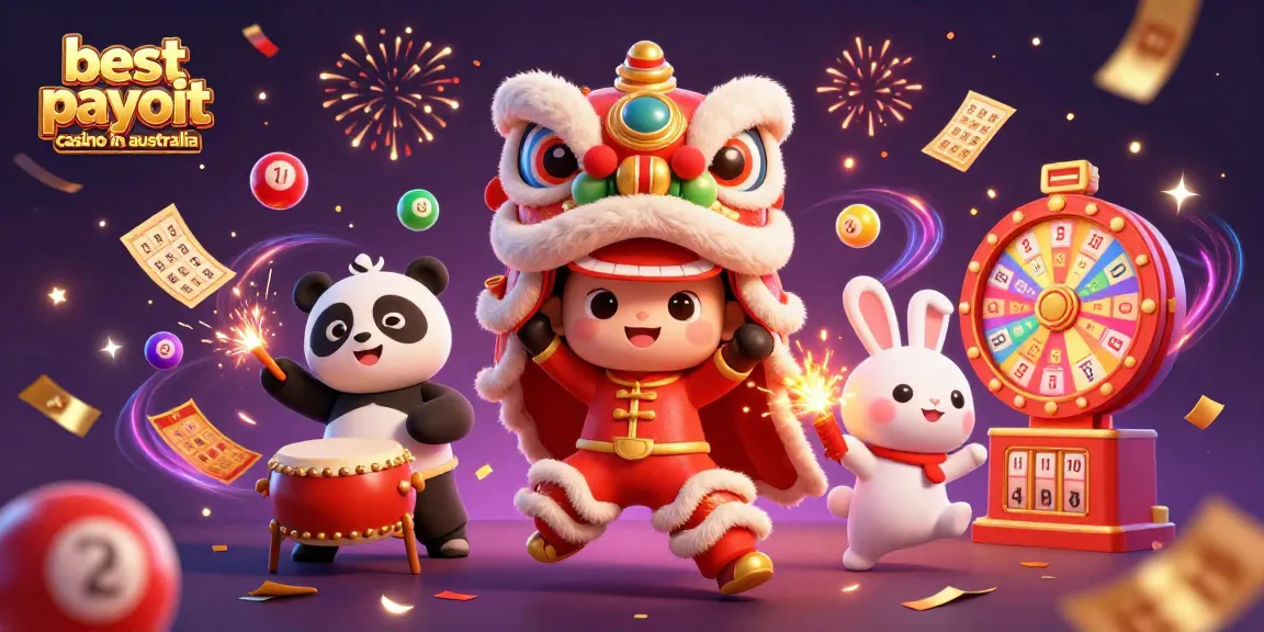 Experience the excitement of the best payout casino in Australia with vibrant characters and dynamic gaming elements.