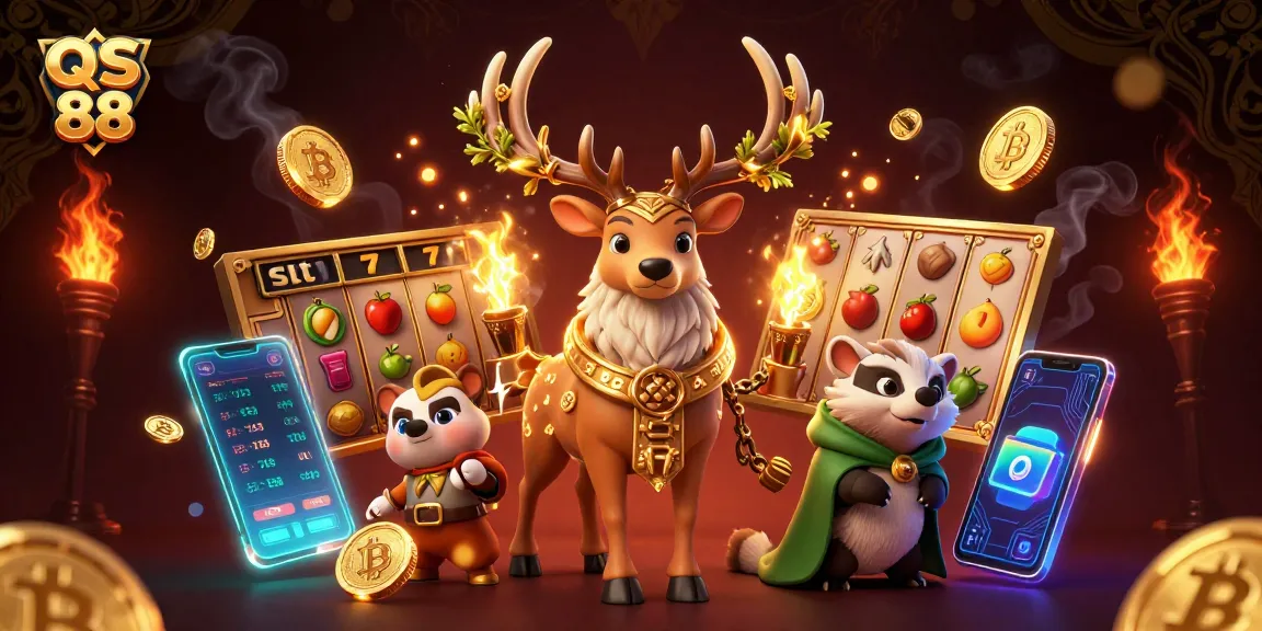 Engage with the exciting world of QS 88 casino gaming featuring vibrant characters and rich elements.