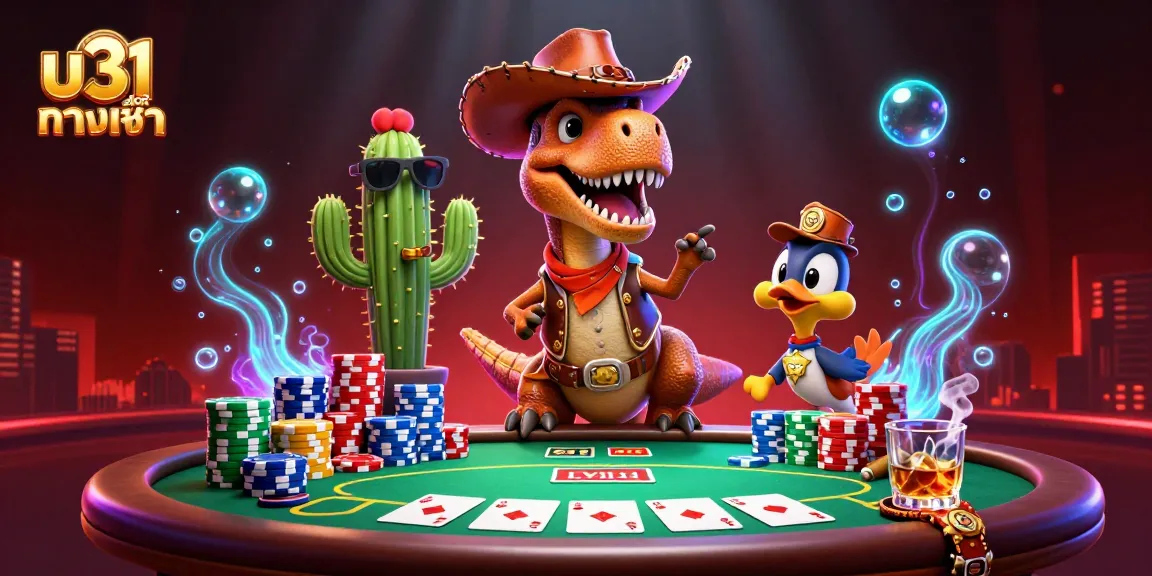 การเล่นสล็อต u31 slot ทางเข้า พร้อมเกมการ์ตูนสุดน่ารักในบรรยากาศคาสิโน