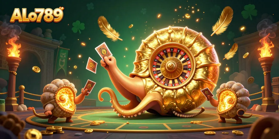 Engage in thrilling betting with ALo789's colorful casino environment featuring unique characters.